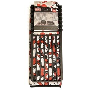 DISNEY Mickey Mouse Dish Drying Kitchen
Mat With Rack